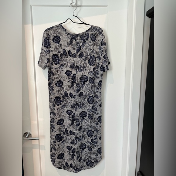 Joe Fresh Grey & Navy Knit Dress - Picture 2 of 5